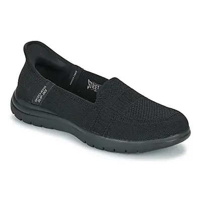 Skechers SLIP-INS: ON-THE-GO FLEX - CAMELLIA women's Slip-ons (Shoes) in Black