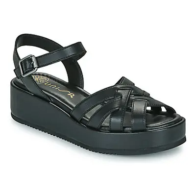 Unisa KOBY women's Sandals in Black