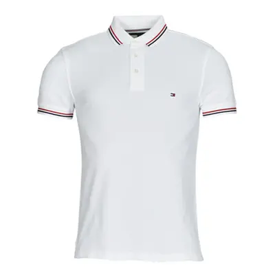 Tommy Hilfiger TIPPED SLIM FIT POLO men's Polo shirt in White