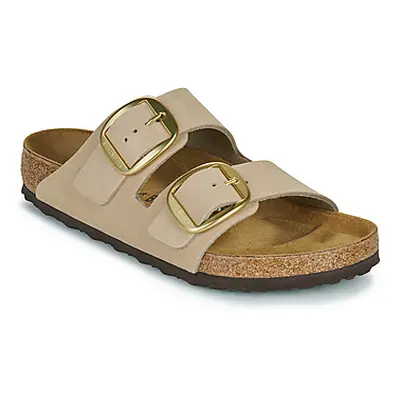 Birkenstock Arizona Big Buckle LENB Sandcastle women's Mules / Casual Shoes in Beige