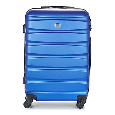 David Jones CHAUVETTINI 72L men's Hard Suitcase in Blue