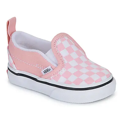 Vans TD Slip-On V girls's Children's Slip-ons (Shoes) in Pink