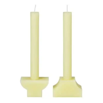 Broste Copenhagen PILAS X2 's Candles, diffusers in Yellow