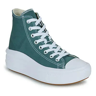 Converse CHUCK TAYLOR ALL STAR MOVE PLATFORM women's Shoes (High-top Trainers) in Green