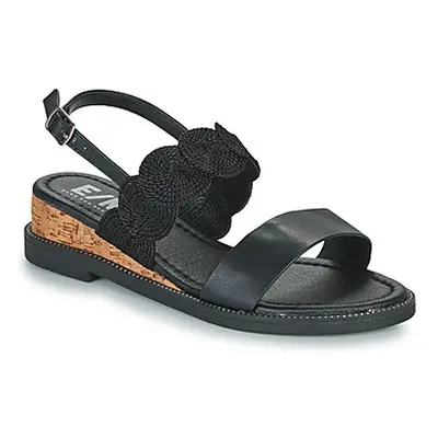 Elue par nous NEFFECTUE women's Sandals in Black