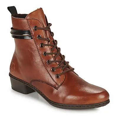 Rieker Y0702-24 women's Low Ankle Boots in Brown