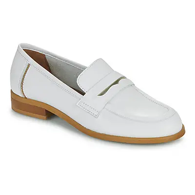 JB Martin KAYLA women's Loafers / Casual Shoes in White