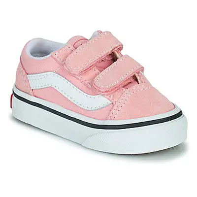 Vans OLD SKOOL girls's Children's Shoes (Trainers) in Pink