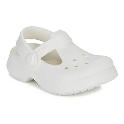 Crocs Classic Mary Jane Clog T girls's Children's Clogs (Shoes) in Beige