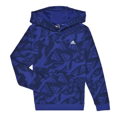 Adidas J CAMLOG FT HD boys's Children's sweatshirt in Blue