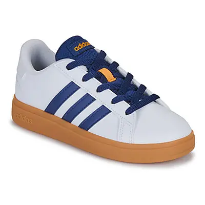 Adidas GRAND COURT 2.0 K boys's Children's Shoes (Trainers) in White