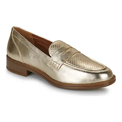 Geox D JAYLON 2 women's Loafers / Casual Shoes in Gold