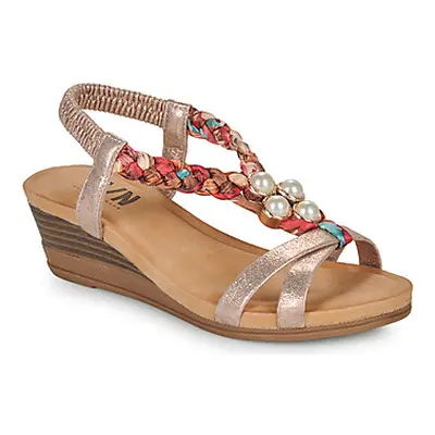 Elue par nous NEDREDON women's Sandals in Multicolour