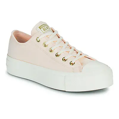 Converse CHUCK TAYLOR ALL STAR LIFT PLATFORM GOLD women's Shoes (Trainers) in Pink