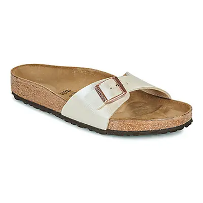 Birkenstock Madrid BF Graceful Pearl White women's Mules / Casual Shoes in Beige