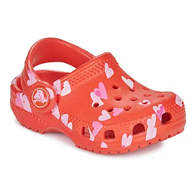 Crocs Classic VDay Clog T girls's Children's Clogs (Shoes) in Red