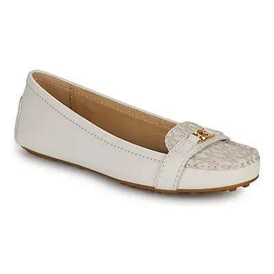 MICHAEL Michael Kors MANDY MOC women's Loafers / Casual Shoes in Beige