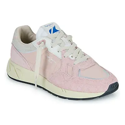 Pepe jeans MARLON DIVIDED W women's Shoes (Trainers) in Pink