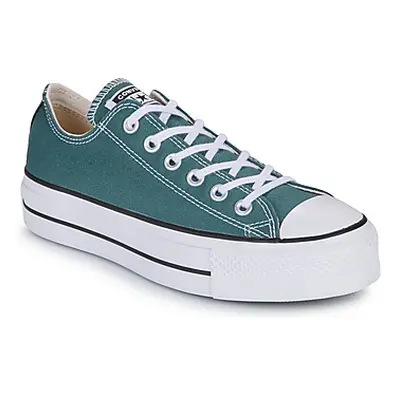 Converse CHUCK TAYLOR ALL STAR LIFT PLATFORM women's Shoes (Trainers) in Green