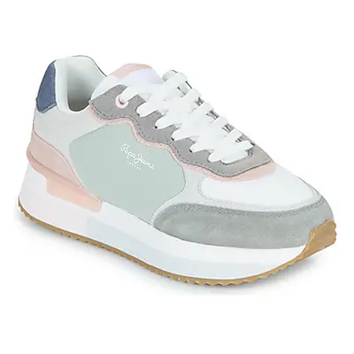 Pepe jeans RUSPER CLASS women's Shoes (Trainers) in Beige