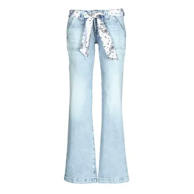 Le Temps des Cerises FLARE women's Flare / wide jeans in Blue