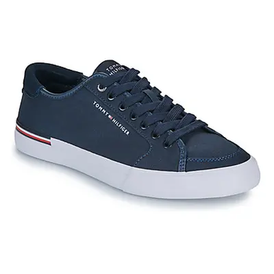 Tommy Hilfiger CORE CORPORATE VULC CANVAS men's Shoes (Trainers) in Marine