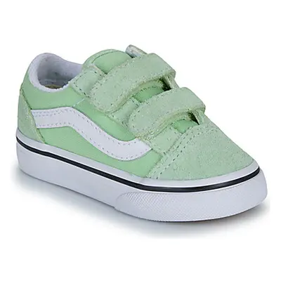 Vans Old Skool V boys's Children's Shoes (Trainers) in Green