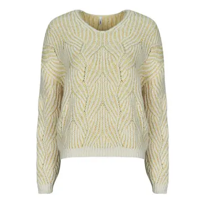 Only ONLELIN women's Sweater in Beige