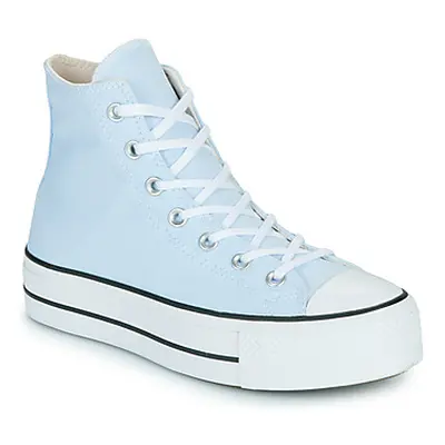 Converse CHUCK TAYLOR ALL STAR LIFT PLATFORM women's Shoes (High-top Trainers) in Blue