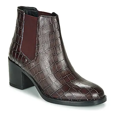 Clarks MASCARPONE women's Low Ankle Boots in Bordeaux