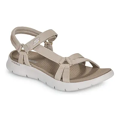 Skechers GO WALK FLEX SANDAL - SUBLIME women's Sandals in Beige