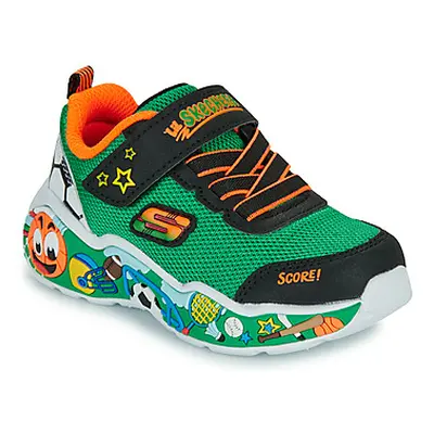 Skechers PLAY SCENE - boys's Children's Shoes (Trainers) in Green