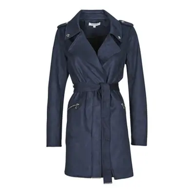 Morgan GARIA women's Trench Coat in Marine