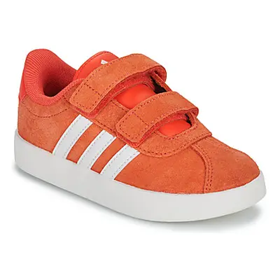 Adidas VL COURT 3.0 CF I girls's Children's Shoes (Trainers) in Orange