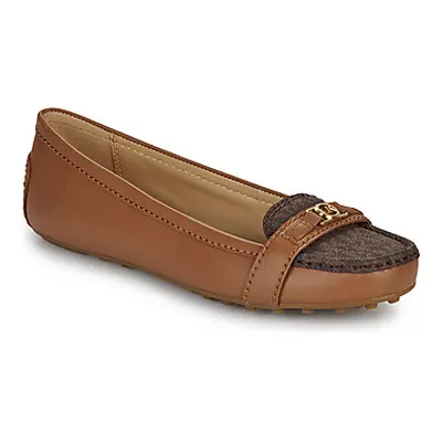 MICHAEL Michael Kors MANDY MOC women's Loafers / Casual Shoes in Brown