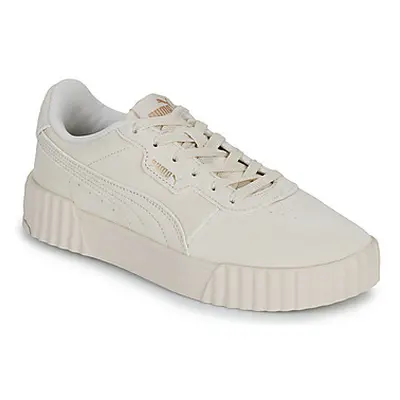 Puma Carina 3.0 SD women's Shoes (Trainers) in Beige