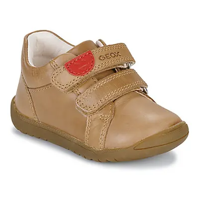 Geox B MACCHIA BOY boys's Children's Shoes (High-top Trainers) in Brown