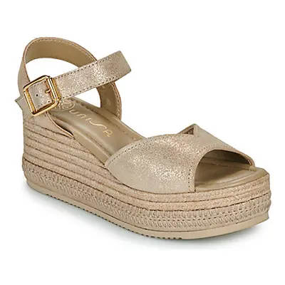 Unisa KALTON women's Sandals in Gold