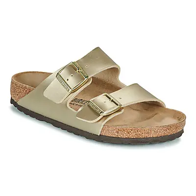 Birkenstock Arizona BF Gold women's Mules / Casual Shoes in Gold