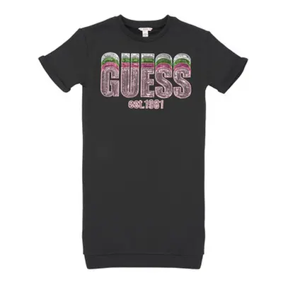 Guess DRESS girls's Children's dress in Black