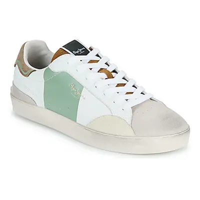 Pepe jeans LANE LOGO M men's Shoes (Trainers) in White