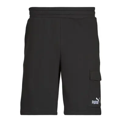 Puma ESS LOGO CARGO SHORTS men's Shorts in Black