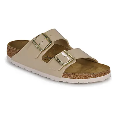 Birkenstock Arizona BF Patent Sand women's Mules / Casual Shoes in Beige