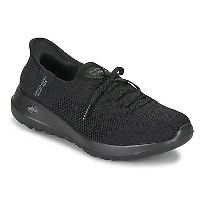 Skechers SLIP-INS: GO WALK JOY - ABBY women's Shoes (Trainers) in Black