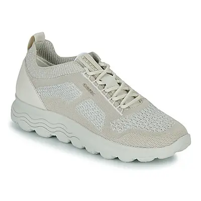 Geox D SPHERICA women's Shoes (Trainers) in Beige