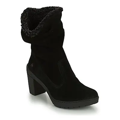 Art TRAVEL women's Low Ankle Boots in Black