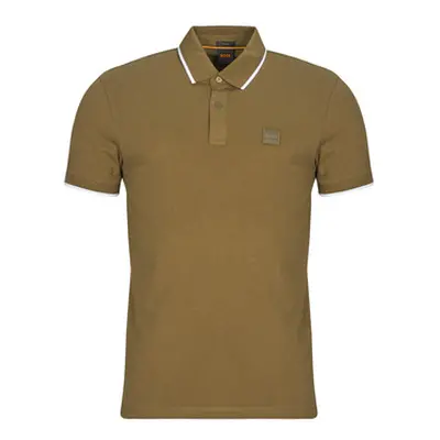 BOSS Passertip men's Polo shirt in Kaki