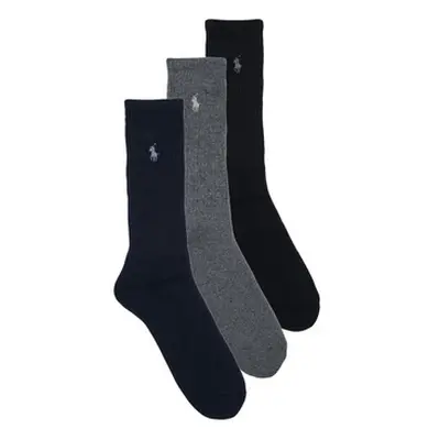 Polo Ralph Lauren CREW W/PP CREW 3 PACK men's High socks in Multicolour