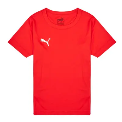 Puma TEAMRISE MATCH DAY boys's Children's T shirt in Red