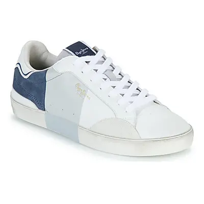 Pepe jeans LANE PRINT M men's Shoes (Trainers) in White